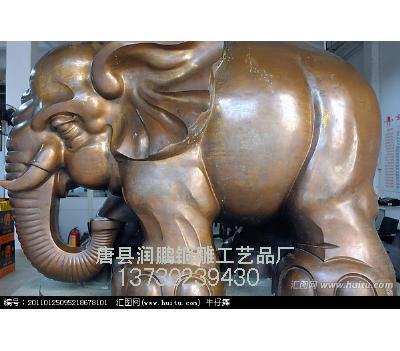 供应铜象,铜象雕塑,润鹏铜雕-唐县润鹏工艺品厂