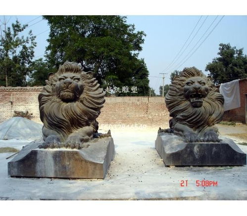 铜狮子雕塑厂家 景观铜狮子小品雕塑厂家 越凯铜狮子雕塑 离石